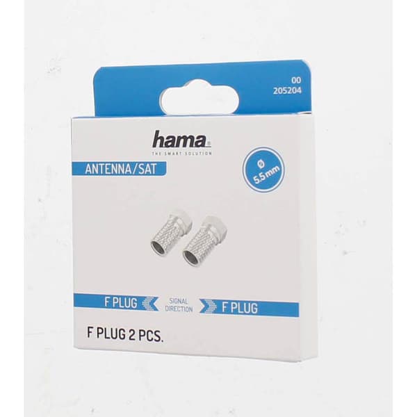 F-Plug 5.5mm 2-pack