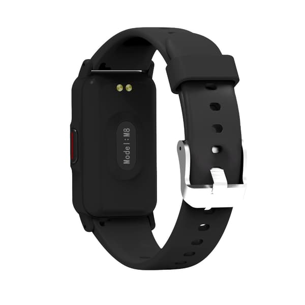 Multifunktionell Smartwatch med Hälsoövervakning och Bluetooth Musik Kontroll kompatibelt med Android och iOS Black Black