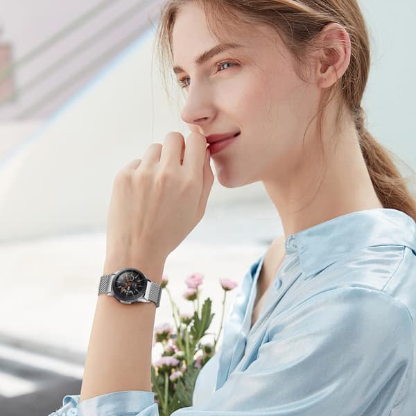 Milanese Loop Klockarmband för Smartklockor Silver 20 mm Silver 20 mm