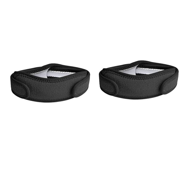 Patella knäband (par) - Stöd och stabilitet Black Black