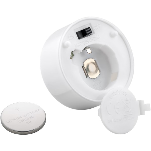 Uppsättning med 4 LED-te-lampor med timer