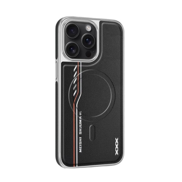 Sort Magnetisk PC-etui Kompatibelt med iPhone 17 Pro Max - Stødsikkert, Skridsikkert og Ridsefast