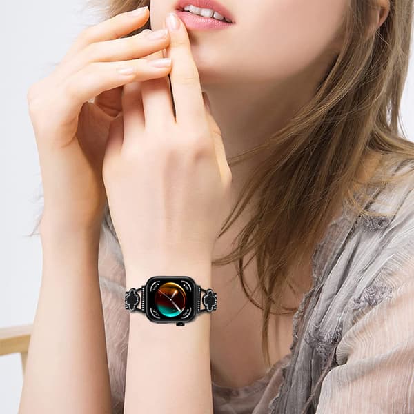 Huawei Fit 3 Klöver Kedjearmband Black Black