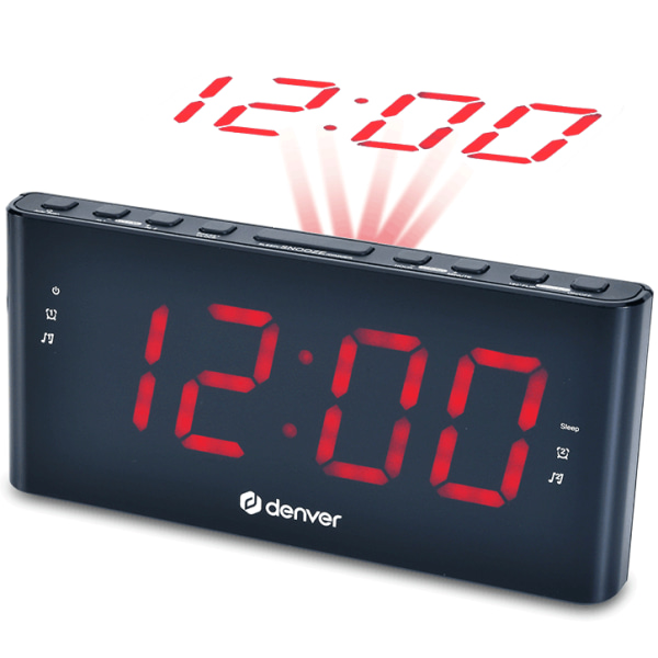 Klockradio Projektion Dubbla alarm CPR-710