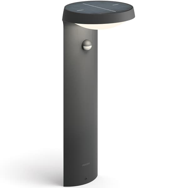 Tyla Piedestal Solcell IR-sensor Ultra Efficient LED 255lm IP44 Antracit