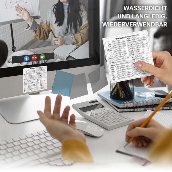 Saksalaiset pikanäppäintarrat Mac OS/Windows/Excel - Tehosta tuottavuuttasi