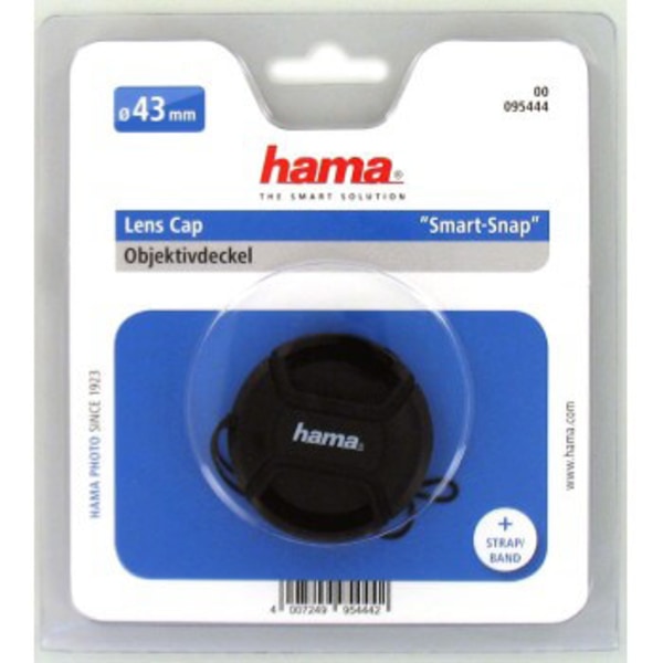 HAMA Objektivlock Super Snap 43 mm  Snöre