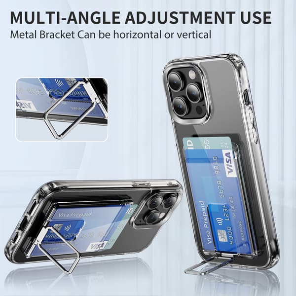 Magnetisk kortholder stand - Transparent design