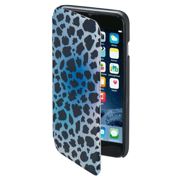 Mobilcover Leopardblå - iPhone 6/6S