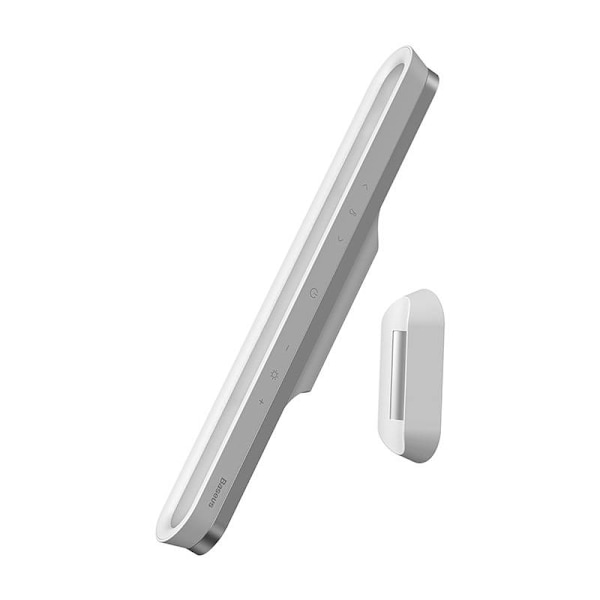 Baseus Magnetic Stepless Lamp Pro, med pekskärm (vit)