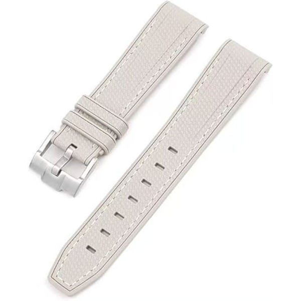 Silikonarmband för Moonswatch Swatch Vit