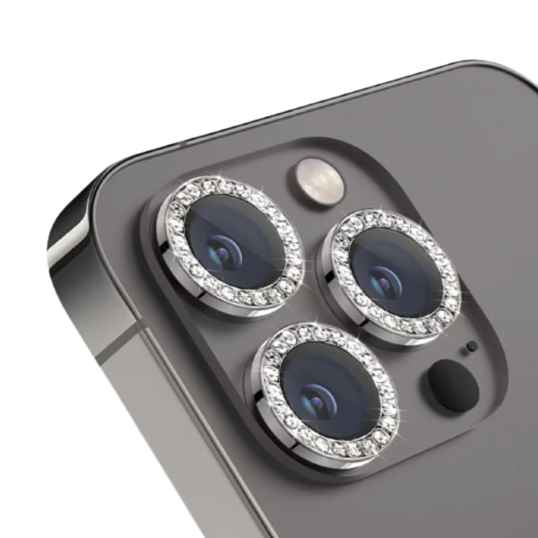 Kamerabeskyttelse 3-pak iPhone 14 Pro/14 Pro Max Grå