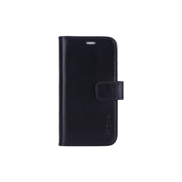 Strålingsbeskyttende Wallet Læder iPhone 12 Mini 2in1 Exclusive RFID Sort