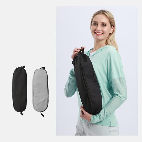 Ultralet Foldbar Campingstol - Bærbar Udendørs Siddeplads, Ideel til Vandreture og Camping Grey Grey