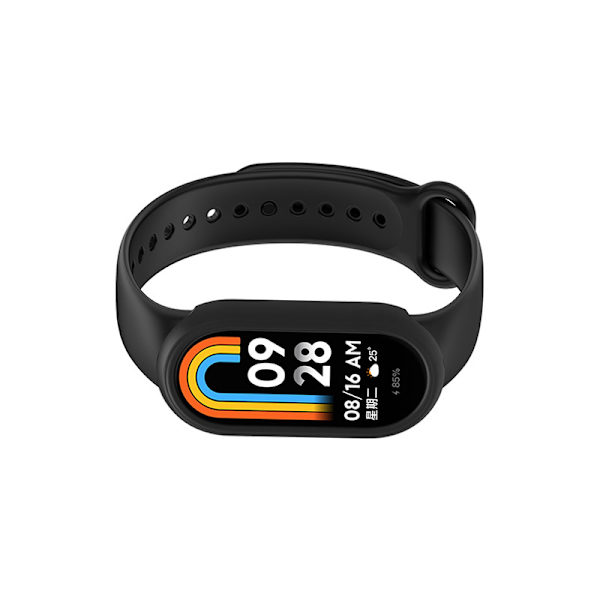 TPU-kellonranneke Xiaomi Smart Band 8/9:lle Musta
