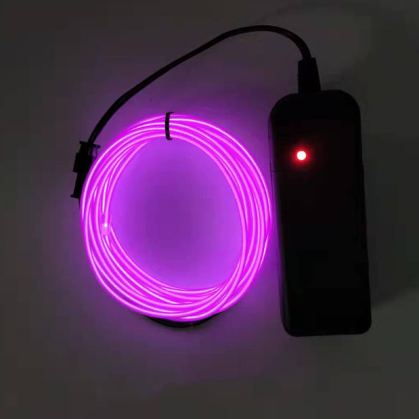 EL Wire LED silmukka Purppura 3 m