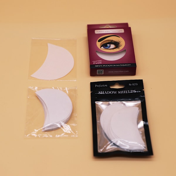 100 pakker engangs øjenskygge puder, øjenskygge skjolde - forhindre makeup rester S