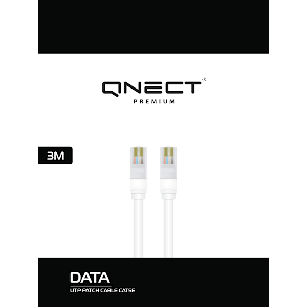 UTP Patch Cable CAT 5e, 3m, White