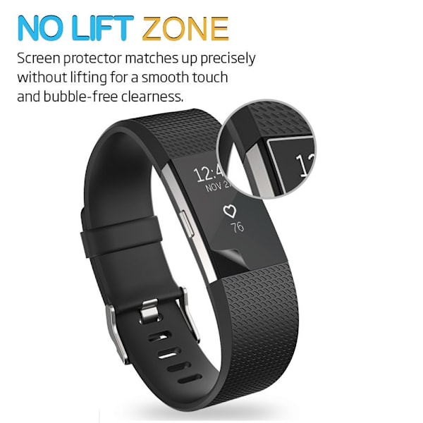 Fitbit Charge 2 -näytönsuoja 5 kpl:n pakkaus