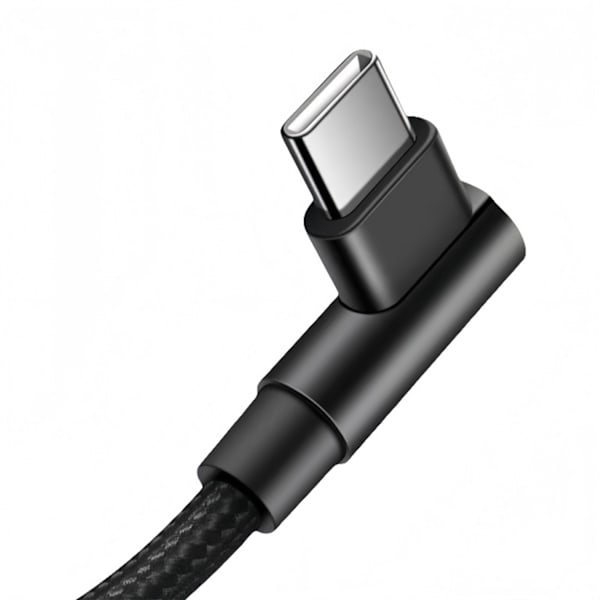 Vinklad Datakabel - USB-C till USB-C 2 m 2 m