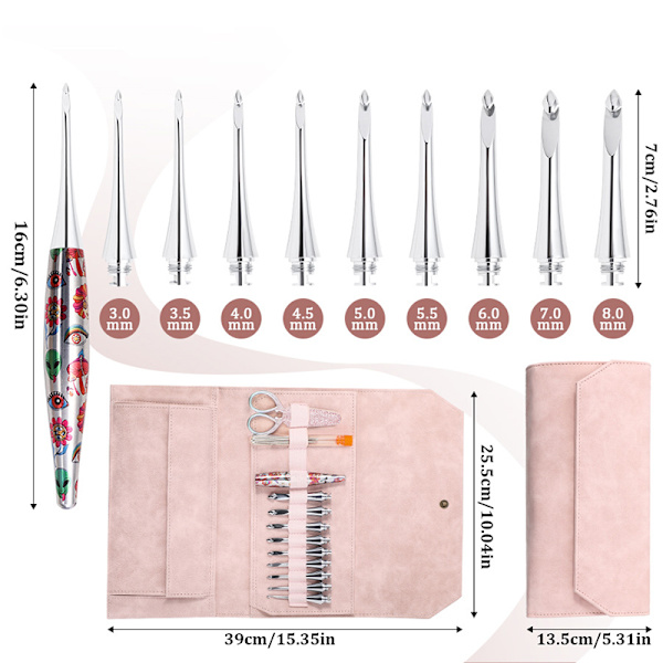 Virknålset Stickkit
