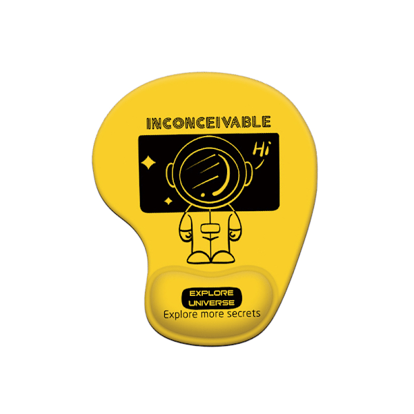 Ergonomisk musmatta med handledsstöd - Bekväm & Halkskyddad Flerfärgad 4