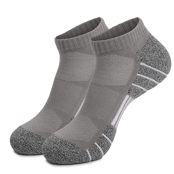 6 par sportsockor Grå