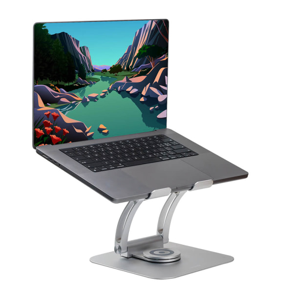 Laptopställ Supreme Dual Pivot 360 Silver