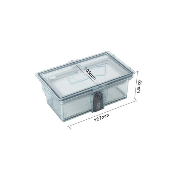Sweeping Robot Accessory Kompatibelt med Midea i5 Young Transparent Dammsamlare Behållare för Hemmabruk