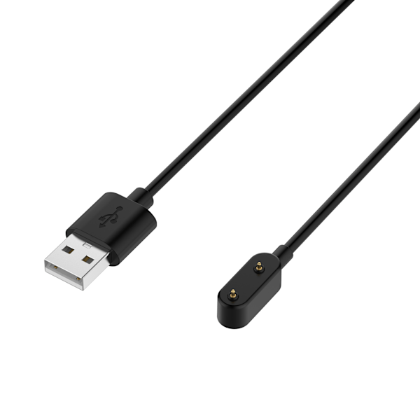 Huawei Band 9 oplader med beskyttelseschip 1 meter USB-A Sort