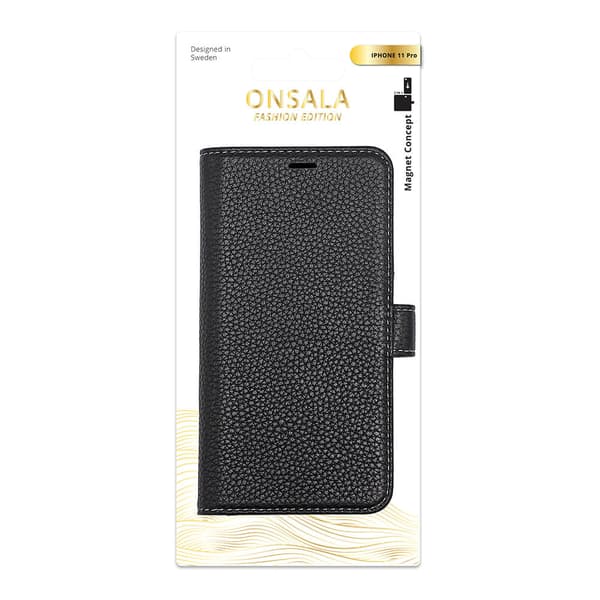 COLLECTION Wallet Læder Sort   iPhone 11 PRO
