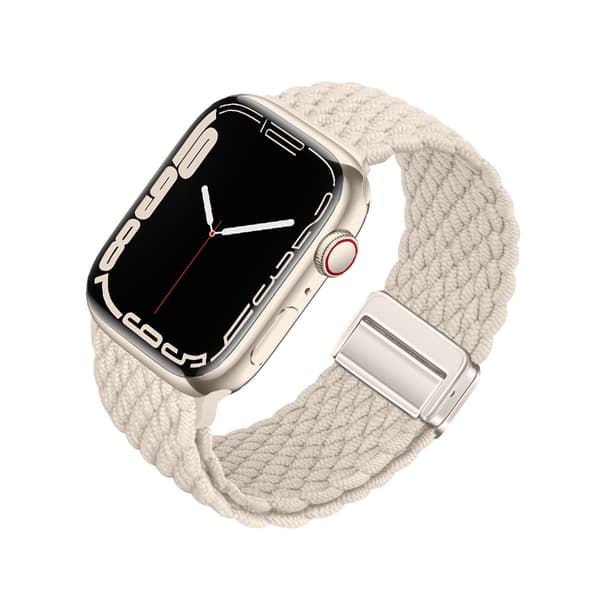 Starlight-nailonkellonhihna Apple Watchille Beige S Beige S