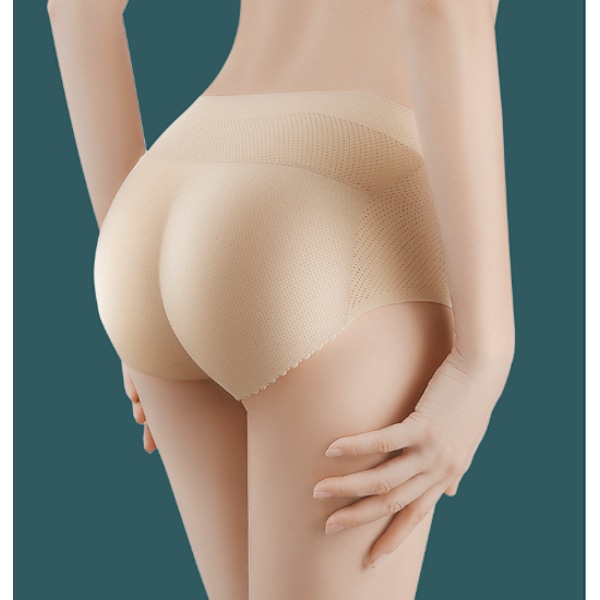 Naisten pehmustetut ohjaushousut, valepakarahousut Beige L