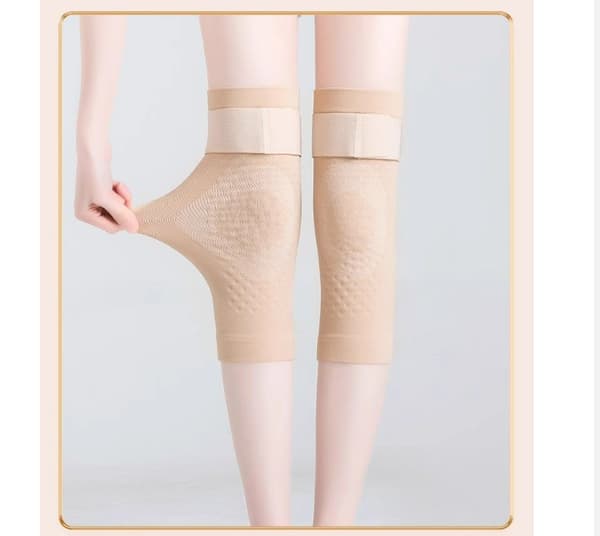 Sommar Tunna Knäskydd - Andningsbara & Bekväma Stöd Beige M Beige M