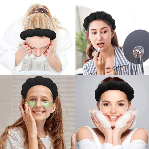 Pannband hårband för att tvätta ansikte/smink