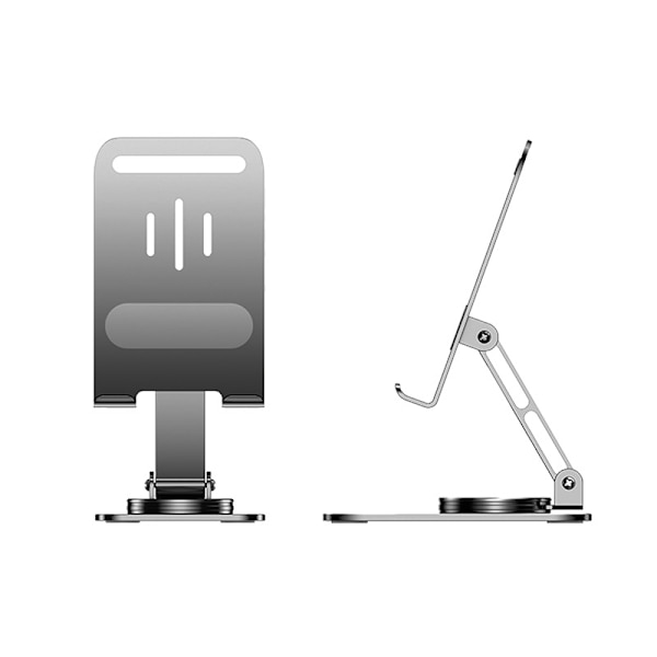 K18 aluminiumlegering hopfällbart telefonställ Silver