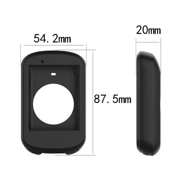 Suojaava silikonikotelo Garmin Edge 830:lle Black Black