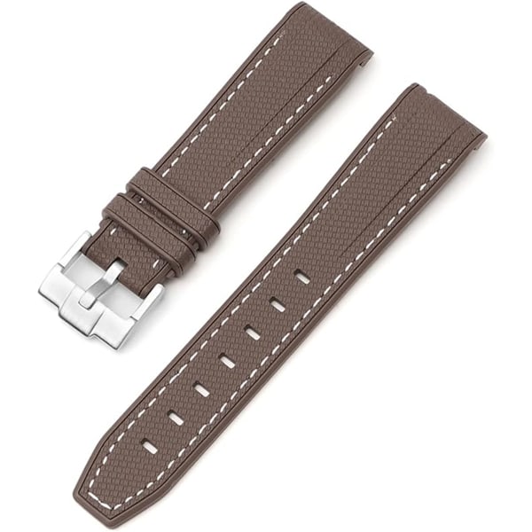 Silikonarmband för Moonswatch Swatch Brun