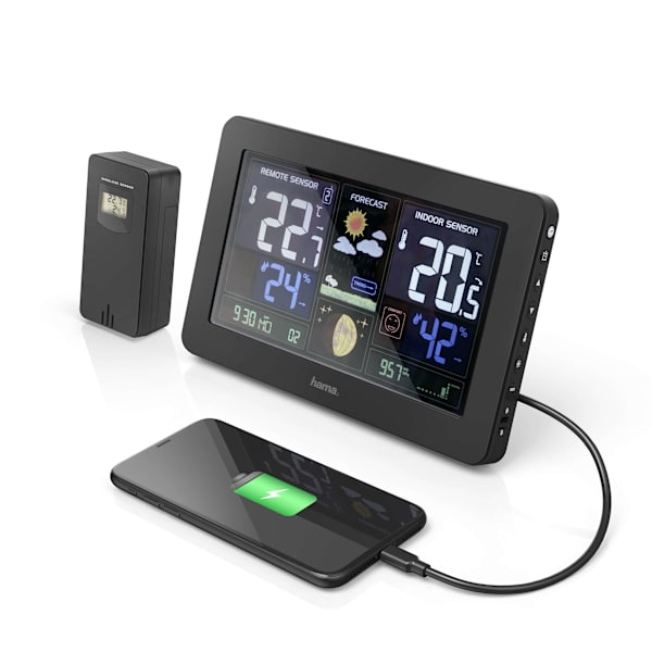 HAMA Väderstation Premium Inkl. USB-laddning