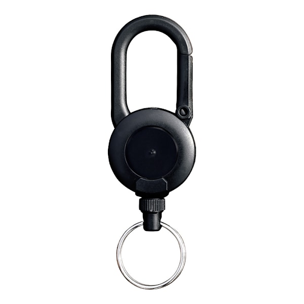 Utdragbar nyckelring Black Black