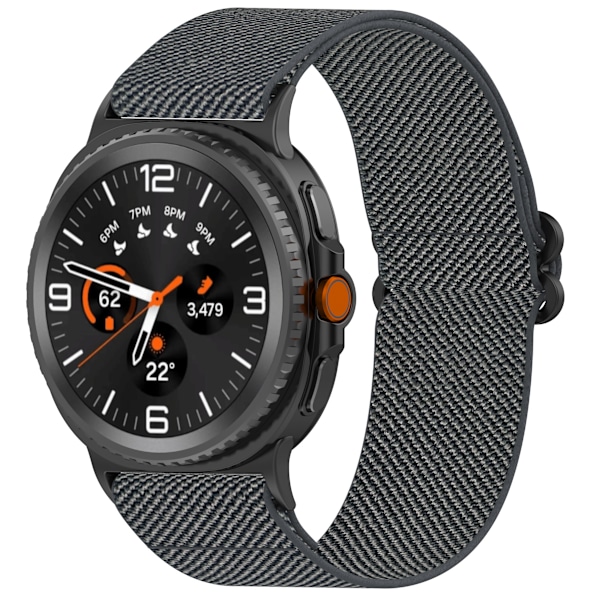 Samsung Galaxy Watch8 -sarjan ranneke Tummanharmaa