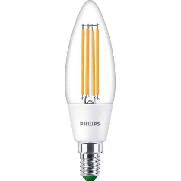 Philips LED E14 Kron 40W Klar 485lm 3000K Energiklass A