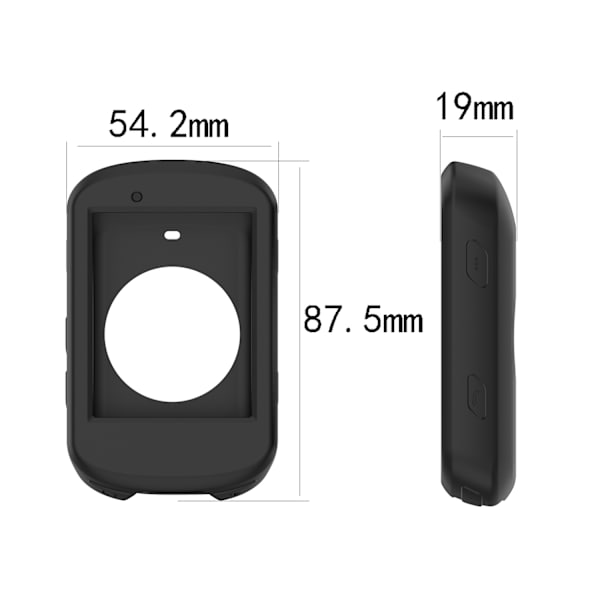 Skyddande Silikonfodral för Garmin Edge 530 Svart