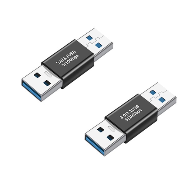 USB Han til USB Han 3.1 Adapter - Direkte - 2 stk.