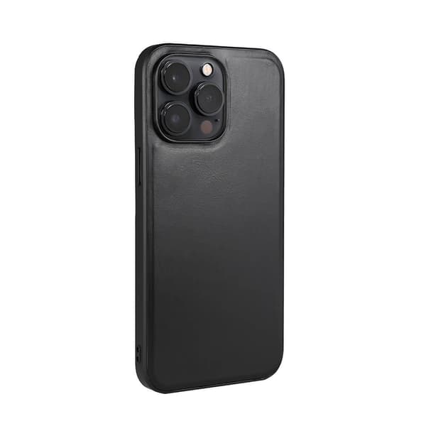 Mobilskal Läder MagSeries Svart - iPhone 14 Pro Max