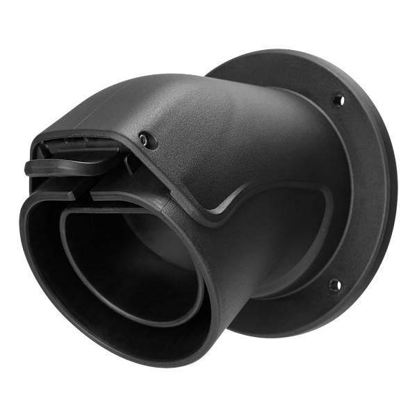 E-Charge, holder for type 2 connector, angled