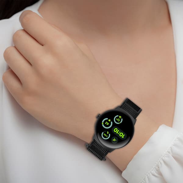 Google Pixel Watch 3 Trail utomhus nylonrem Black+Grey 41 mm Black+Grey 41 mm