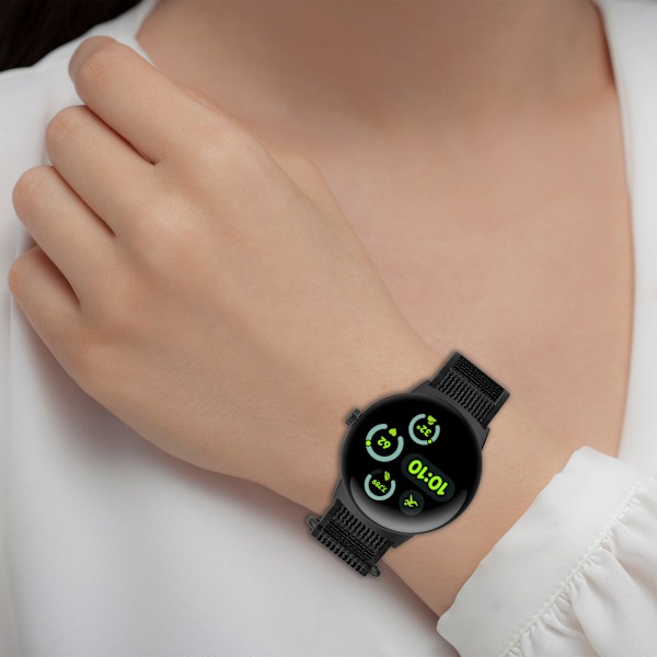 Google Pixel Watch 3 Trail utomhus nylonrem Svart+grå 41 mm
