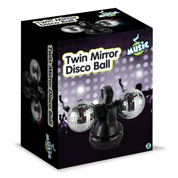 MU Twin Mirror Disco Ball