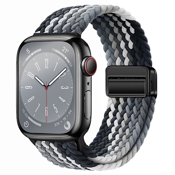 Starlight Nylon Braided Watch Strap för Apple Watch Flerfärgad S